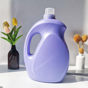 Screen <b>Printed</b> Custom Color Screw Cap Square HDPE Plastic SF1-3 2L 3L 5L Empty Laundry Bottles Plastic <b>Packaging</b> - Product Image 6