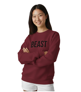 Sweat-shirts oversize épais pour femmes, style streetwear, col montant personnalisé, manches longues, polyester/coton, vente en gros - Product Image 1