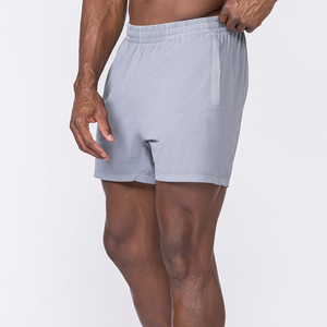 Shorts d'été pour hommes en Spandex/Polyester, unis, amples, à taille élastique, confortables, légers et respirants pour les sports de plein air - Product Image 6