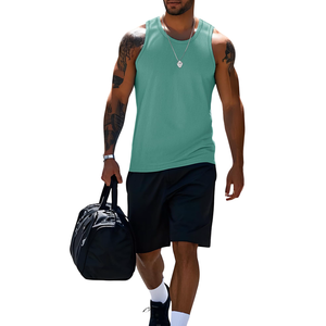 Tank Tops For Men's Sleeveless Crew Neck Collar Custom Made Clothing And Color Tank Tops Summer Wear Gym Use Tank Top For Men's - Product Image 4