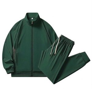 <b>Men</b> Premium Athletic Tracksuit Full Zip Jacket and <b>Pants</b> Set Breathable Lightweight Sportswear for Training <b>Running</b> - Product Image 4