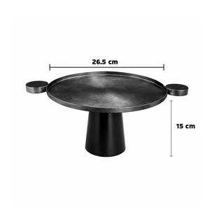 Premium <b>Silver</b> Pedestal Cake Stand Stainless Steel Dessert Display for Hotel Restaurant Buffet Catering Cake stand platter - Product Image 6