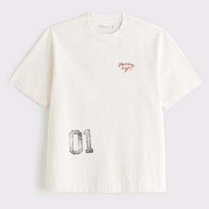 T-shirt unisexe à col rond en coton 100% - Nouveau design - Vêtements décontractés d'été - Vente en gros - Respirant - Séchage rapide - Manches courtes - Avec des designs personnalisés - Product Image 1