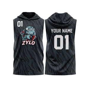 เสื้อเจอร์ซีย์ฟุตบอลแบบมีฮู้ดไม่มีแขนสั่งทำพิเศษสำหรับทีมเยาวชน 7v7 พร้อมชุดรัดกล้ามเนื้อ - Product Image 3