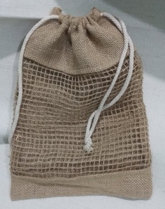 Tái Sử Dụng Đay Túi Lưới Dây Xử Lý Tùy Chỉnh Trái Cây Logo Tote Cho Rau Mua Sắm Quà Tặng Làm Bangladesh Trái Cây Đay Túi - Product Image 2