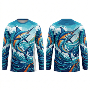 Nueva Camiseta de Pesca Unisex con Diseño Personalizado, Impresión por Sublimación Completa, Manga Larga, Protección UV, Secado Rápido, Transpirable, para Deportes al Aire Libre - Product Image 6