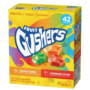 Fruit Gushers Flavor Mixers - 4.25oz FOR SALE Fruit Gushers Fruit Flavored Snacks, Sweet & Fiery for sale - Product Image 5