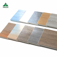 Wasserdichte Klebe-Vinylplatten zum Verlegen, selbstklebend, luxuriöse Vinylplanken, glatte Schnittkante, satiniertes LVT-Bodenbelag