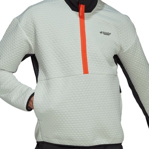 เสื้อสวมหัวซิปขนแกะของผู้ชายเสื้อผ้าลำลองออกแบบเองได้แบบเรียบง่ายผ้าฝ้ายผสมดีไซน์ตามสั่ง - Product Image 3