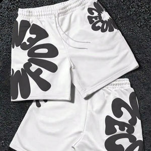 Pantalones Cortos Deportivos Estampados para Hombre, Ropa Deportiva de Algodón Personalizada, Fabricante de Ropa al por Mayor de Marca Privada - Product Image 5