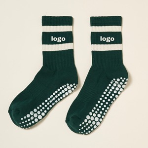 <b>Custom</b> Logo Non-Slip <b>Socks</b> Ankle Length Anti-Slip <b>Gripping</b> Bottoms For Daily Wear Casual Use Spring Season - Product Image 1