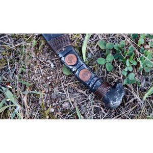 Burraq - Espada Medieval Antigua Hecha a Mano, Personalizada, OEM, Forjada a Mano en Acero al Carbono, Hoja No Ajustable, Grosor Personalizado, Multifuncional - Product Image 5