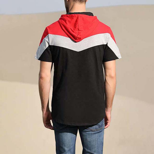 Best Fashionable <b>Short</b> <b>Sleeves</b> <b>Hoodie</b> Men's Casual Wear Sweatshirt Pullover <b>Hoodie</b> Customized Logo Design <b>Short</b> <b>Sleeves</b> <b>Hoodie</b> - Product Image 3