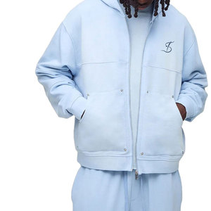 ชุดวอร์มซิปแบบหลวม ดีไซน์คุณภาพสูง ผลิตจากผ้าฝ้าย/โพลีเอสเตอร์ ชุดวอร์มซิปแบบหลวมคุณภาพดีที่สุด - Product Image 3