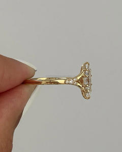 Certificat IGI approuvé 14K or femme fiançailles CVD VVS DEF toutes formes coupe laboratoire cultivé bague en diamant personnalisé - Product Image 2