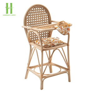 Silla Infantil de Ratán Natural Moderna, Sillón de Mimbre Hecho a Mano y Personalizado en Vietnam, Ecológico para Sala de Estar y Cocina - Product Image 6
