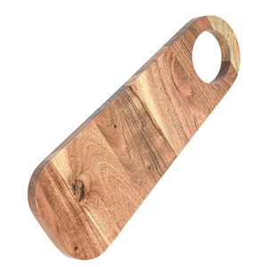 Tabla de cortar y servir de madera de acacia hecha a mano, tabla de cortar de madera para charcutería, tabla de cortar para carne, frutas, queso, bandeja de comedor - Product Image 6