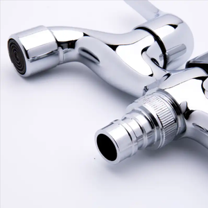 <span class=keywords><strong>Robinet</strong></span> de machine à laver à <span class=keywords><strong>double</strong></span> usage - pour le raccordement de la machine à laver et du tuyau d'arrosage - Product Image 4