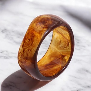 Vintage Marbled Bangles Bracelet for Women <b>Resin</b> Acrylic Bracelets <b>Resin</b> <b>Crafts</b> - Product Image 2