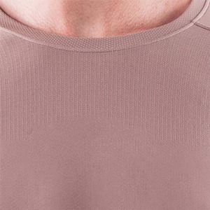 เสื้อยืดแขนยาวคอกลมผู้ชาย ทรงปกติ ผ้าถัก สีพื้น สไตล์ลำลอง ย้อมสีเรียบ - Product Image 5