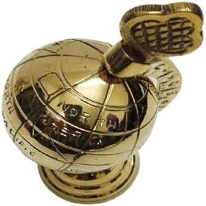 Polished <b>Brass</b> Chalice with Etched Diamond Pattern Religious Home Decoration Tableware - Product Image 2