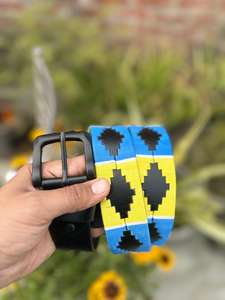 Ceinture décontractée en cuir de vachette véritable de longueur personnalisée, boucle ardillon en laiton massif, imprimée par transfert thermique, écologique et durable - Product Image 3