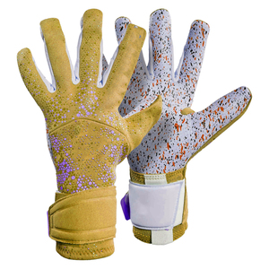 Gants de gardien de but professionnels, haute adhérence, paume en latex allemand, avec logo personnalisé, respirants, pour entraînement et matchs de football - Product Image 6