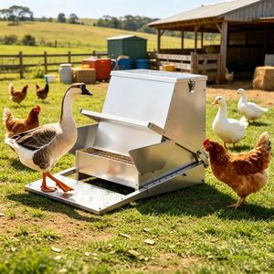Mangiatoia Automatica Portatile per Polli in Acciaio Inox e Materiale PP, Nuova e Usata - Product Image 6