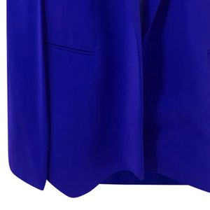 Chaqueta tipo capa Zeta Phi Beta para mujer, azul real, con frente abierto, elegante, para hermandades griegas, ropa de oficina con estilo. - Product Image 4