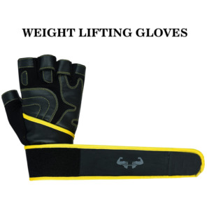 Weight Lifting Gloves <b>Half</b> Finger Leather Adjustable Wrist Strap Breathable Non <b>Slip</b> Gym Fitness Gloves For Men - Product Image 5