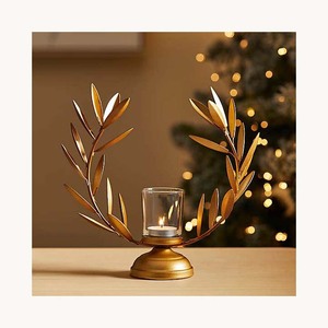 Luxury Decorative Metal <b>Tealight</b> Candle Holder Stylish <b>Tealight</b> Stand New Arrival Customized Modern Tabletop Decoration - Product Image 6