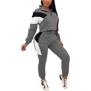 <b>Women</b> Red Solid Eco-Friendly Breathable <b>Fleece</b> Winter Streetwear Tracksuit Set Full Sleeve Sporty Hooded <b>Joggers</b> Side Stripe - Product Image 5