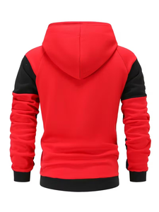 Pulls à capuche surdimensionnés pour hommes en gros, tricotés, écologiques, respirants, en polyester/coton, avec motif 3D en lettres en relief - Product Image 2