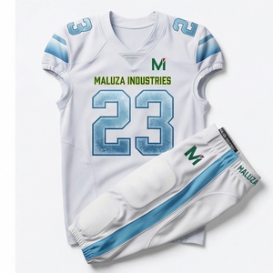 Uniforme de Fútbol Americano Estilo Europeo y Estadounidense, Jersey y Pantalones Deportivos, Equipación de Fútbol del Equipo MALUZA Industries - Product Image 5