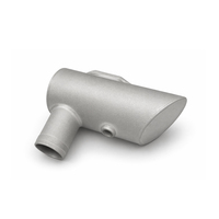 Silencieux d'échappement en aluminium haute performance DLE111 pour drone, argent/noir, certifié ISO 9001, léger, réduction du bruit, OEM