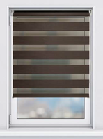 Store à double rouleau motorisé Sheer Double Layer Zebra Roller Shades