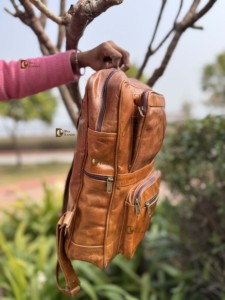 Real Crunch Leather Backpack Multi Uses <b>Bags</b> Hot Sale Genuine Leather <b>Laptop</b> <b>Bag</b> Backpack School <b>Bag</b> Notebooks - Product Image 3