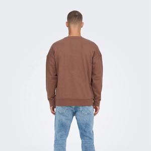 Venta al por mayor de invierno de gran tamaño liso 100% algodón cuello redondo de talla grande sudaderas con capucha y sudadera personalizada para Hombre Sudaderas con cuello redondo - Product Image 3