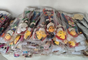 ชุดเครื่องประดับจี้เซรามิกรูปหน้าคนทำมือ งานศิลปะพื้นบ้านแบบดั้งเดิมของชาวเบงกอล เหมาะสำหรับเป็นของขวัญในงานหมั้น งานแต่งงาน และวันครบรอบ - Product Image 2