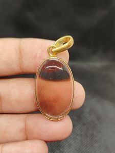 Collar de Latón Vintage con Cuarzo Ahumado Fino Hecho a Mano para Mujer, Colgante de Piedras Preciosas Naturales Surtidas de Moda para Fiestas, Cristiano - Product Image 4