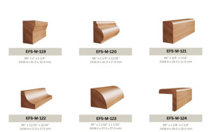 Moldura de Nogal Ecológica Resistente a la Humedad para Renovación del Hogar, Material de Construcción de Estilo Moderno, Moldura de Paredes y Zócalos - Product Image 2