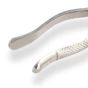 Forceps d'extraction dentaire # Instrument d'extraction manuel des molaires supérieures en acier inoxydable chirurgical 18D, poignée ergonomique, CE - Product Image 5