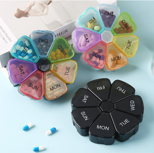 UP-05K 7-Compartment Weekly Pill Organizer with PP Material - Product Image 1