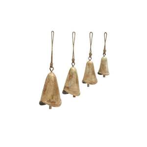 Juego de Campanas Metálicas Doradas, Tamaño y Forma Personalizables, Ecológicas, Hechas a Mano, Decoración Moderna para Árbol de Navidad, Logotipo Personalizado, Alto Estándar - Product Image 5