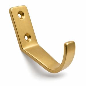 Brass <b>Wall</b> <b>Hook</b> Solid Cast Handmade Unlacquered Living Finish Decorative <b>Wall</b> Mounted Coat <b>Hook</b> - Product Image 2