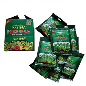 Tinte Capilar Semipermanente a Base de Hierbas, Color Negro Natural/Marrón Natural/Borgoña, Sin Amoníaco, Bolsa de 25 g - Product Image 5