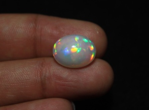 Premium Quality Natural Ethiopian Opal 14.5x11x6.5mm Oval Cut Multi Color Fire Color Play 6 Carat Loose for Jewelry Making - Product Image 3