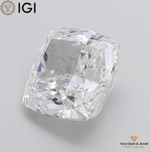 ใบรับรอง IGI เพชร CVD ที่เพาะเลี้ยงในห้องปฏิบัติการ สี D ความสะอาด VVS2 รูปทรงสี่เหลี่ยมคุชชั่น น้ำหนัก 4.01 กะรัต สำหรับแหวนงานเลี้ยงแบบสั่งทำพิเศษ - Product Image 6