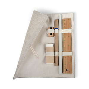 Set di cancelleria Set di matematica convenientemente confezionato in sacchetto di cotone - Product Image 1