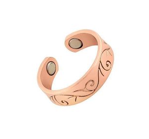 Lambo 99.99% Pure Copper <b>Red</b> Copper Plated Fried Dough Twist Bio Magnetic Therapy Health Unisex Strongest Classic Bangle - Product Image 3